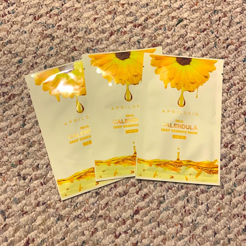APRILSKIN Real Calendula Deep Essence Mask (x3)